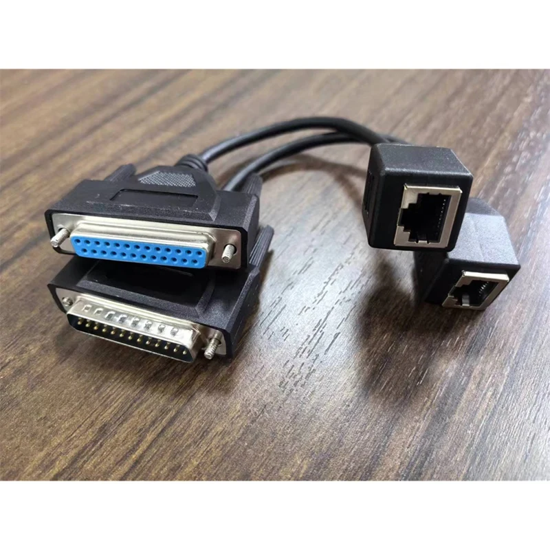 ILDA-RJ45 신호선 DB25 남성 및 여성용 ILDA-네트워크 케이블-A86Z
