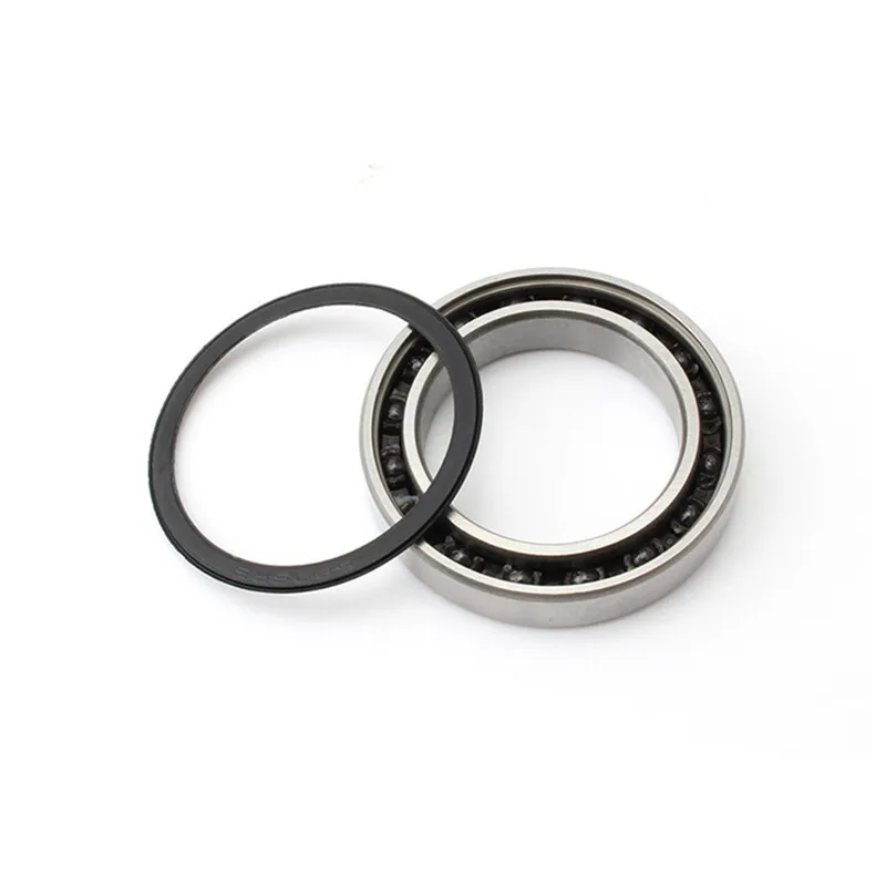 2Pcs S6803-2RS Stainless Steel Hybrid Ceramic 17x26x5 mm ABEC-9 6803RS Si3N4 Ball Bearing 6803 Bicycle