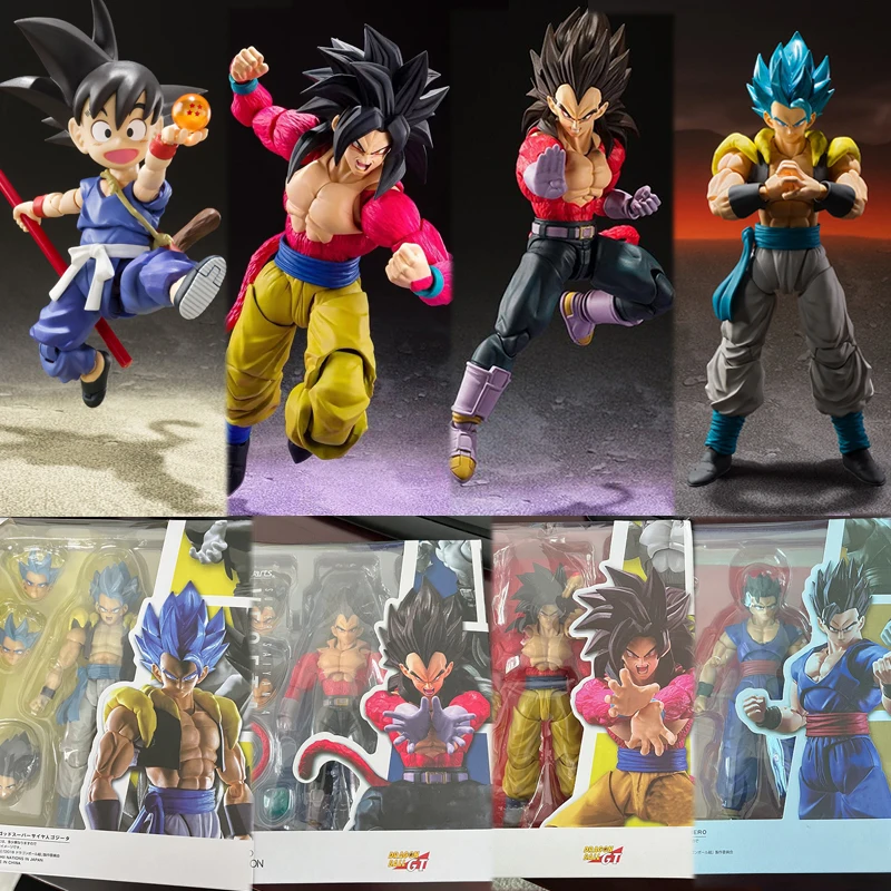 Lot SH Figuarts Dragon Ball Z – Vegeta God, Broly, Son Gokou Gon, Neufs