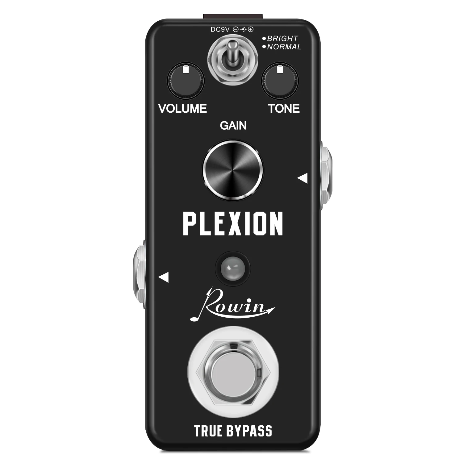 Distortion Guitar Pedal Plexion Effect Pedal for Guitar Bass Distortion Pedal with Bright Normal Modes, Plexion Tone Combined wi