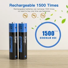  Hixon AAA 1100mWh 1.5V Li-Ion Rechargeable Battery ,Aaa Lithium Batteries Wholesale, Flashlight, Fan , Game Machine For Mouse 