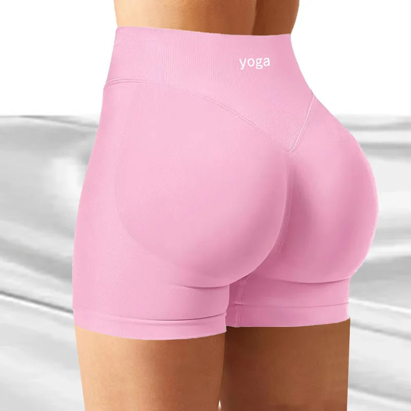 New Sale of High Quality Women's Yoga Pants Fitness Shorts Women's Fitness Exercise Low Rib Band Exercise Kneading Butt Lift