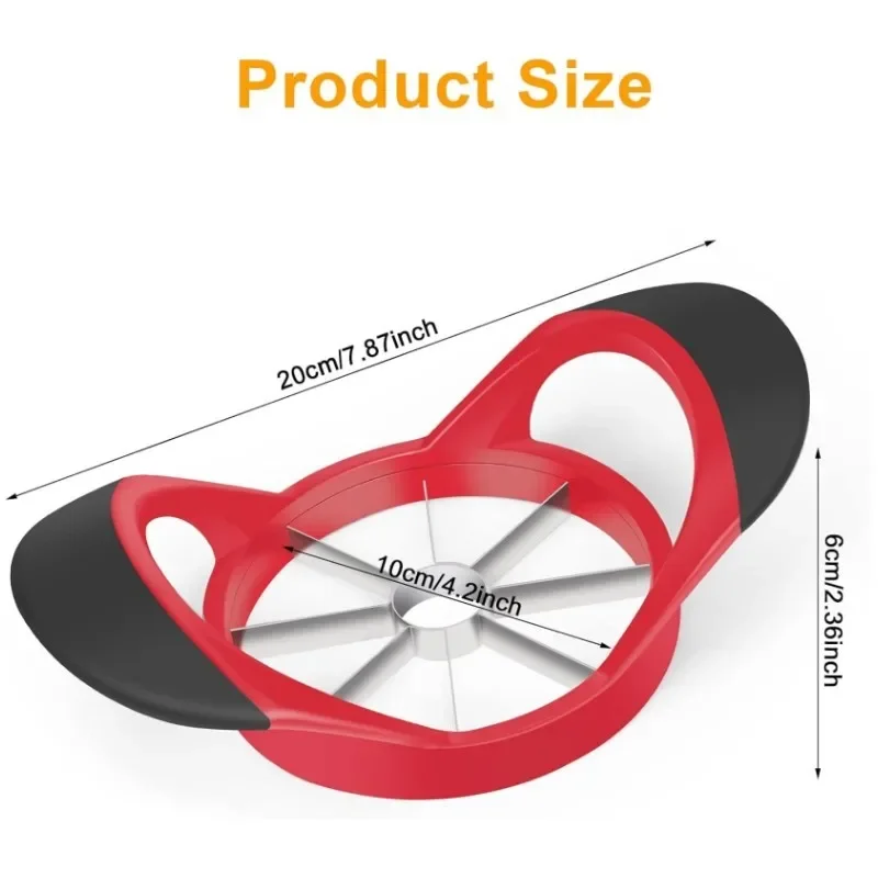 Stainless Steel Fast Apple Potato Onion & Vegetable Cutter Home Kitchen Tool for Core Removal Plastic Slicer Good kitchen helper