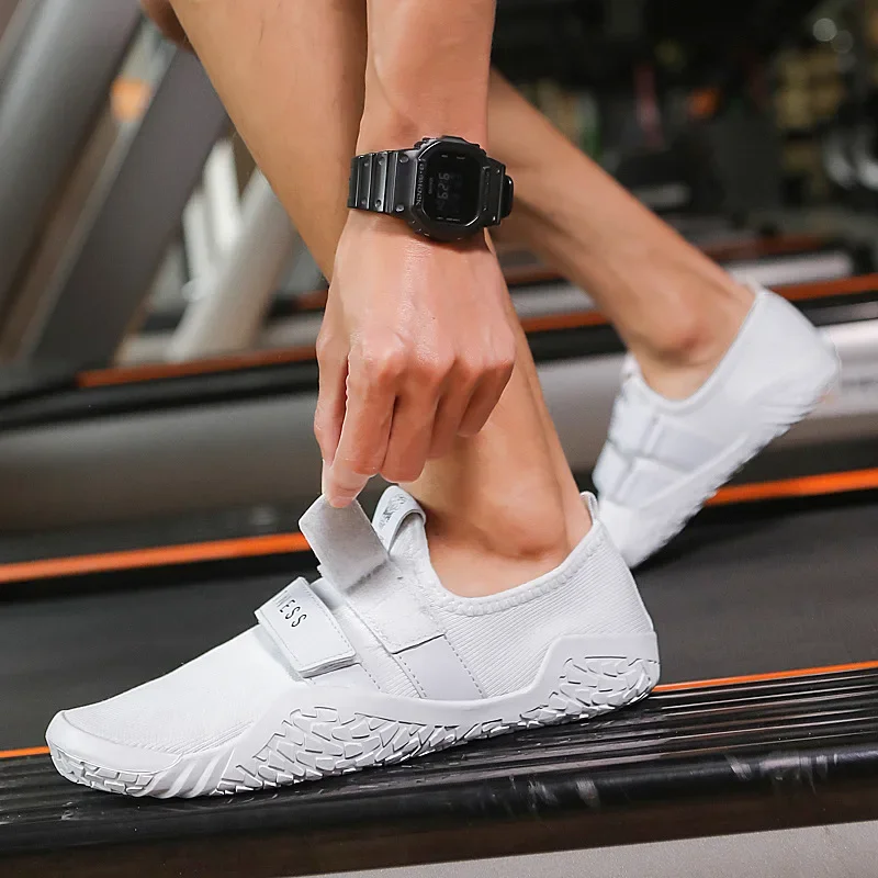 Indoor Fitness Squat Shoes Professional Deadlift Weightlifting Dumbbell Strength Training Shoes Anti-slip Breathable Gym