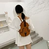 Women Violin Shape PU Leather Backpack Purse Fashion Handbag Travel Daypack College School Rucksack E74B 2
