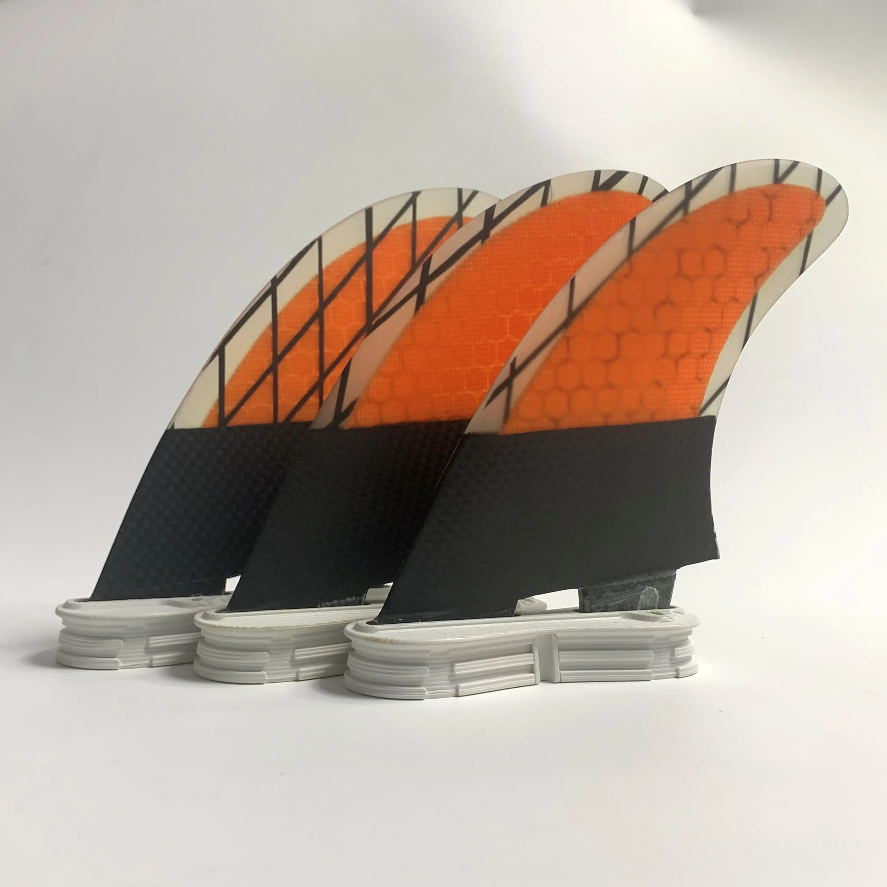 RISECE FCS 2 Blue Carbon Fiber Twin Tab II Base Surfboard Fins Carbon Line Double Tabs 2 Surfboard Fin G3 Twin Tabs ii Fins