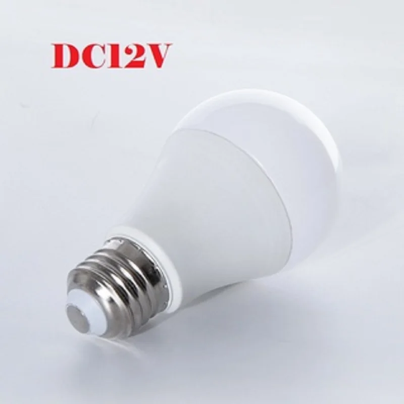 

E27 DC 12v 3w/5w/7w/9w/12w/15w led Lamps Actual power Aluminum Board Bulbs Lighting Domestic Interior LED Globe