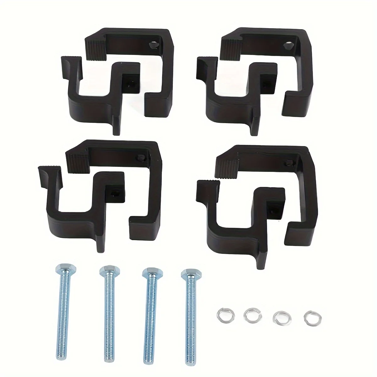 4pcs Tie Downs clamp Tte Lock Truck Cap Topper Camper Shell Mounting Clamps for Pickup Truck Add anchor points