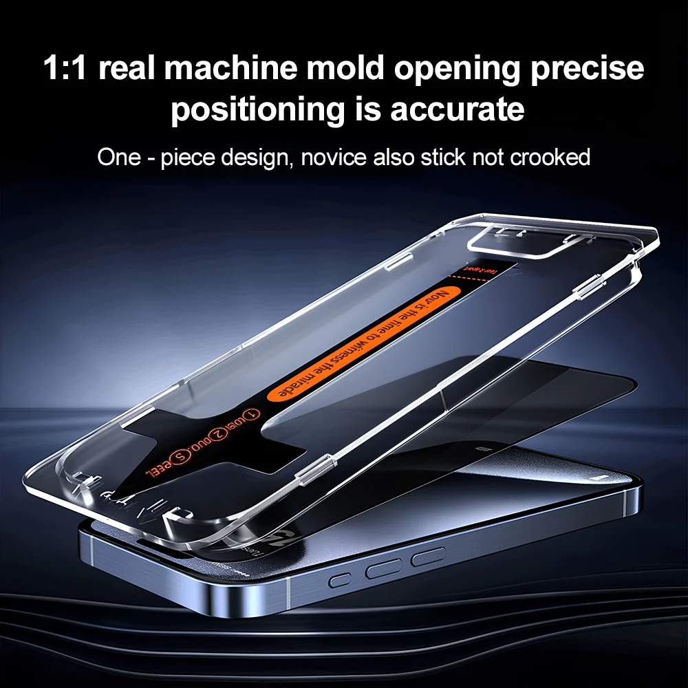 Effortless Install Privacy Tempered Glass Screen Protector