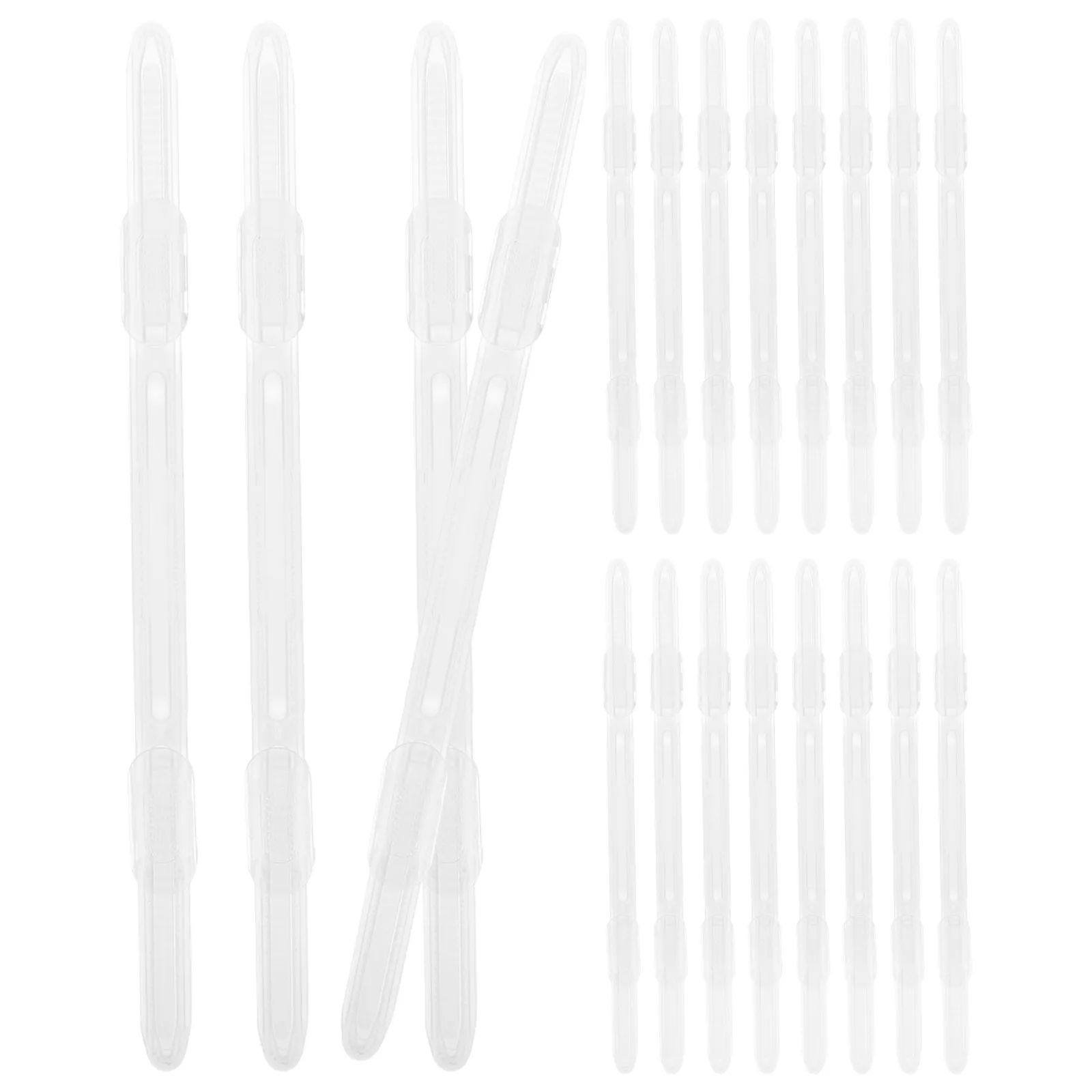 20Pcs 다기능 이중 구멍 플라스틱 바인더 클립 루스 리프 노트북 주최자 플래너 스크랩북 용 바인더 메커니즘 클립