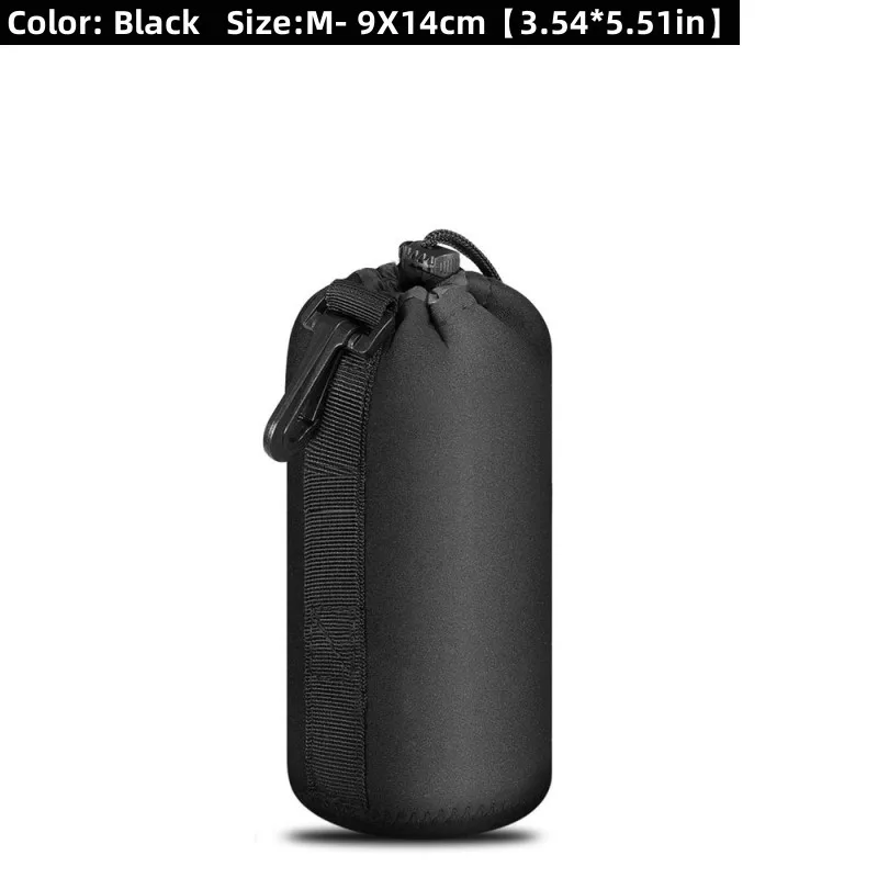 Waterproof Camera Lens Pouch Bag – Soft Drawstring Protector Case