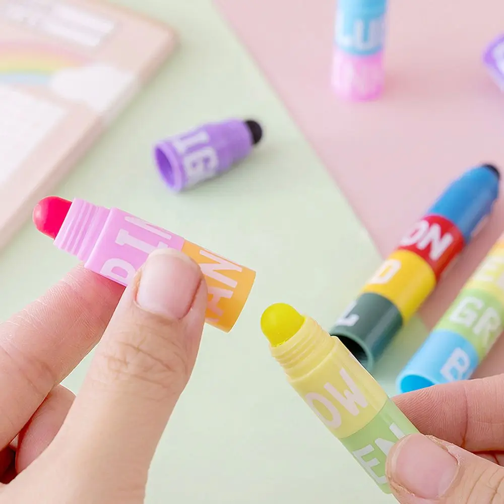 

Creative Jelly Graffiti Student Crayon Colorful Solid Fluorescent Pen Painting Pens Highlighter Marker Pen Color pen