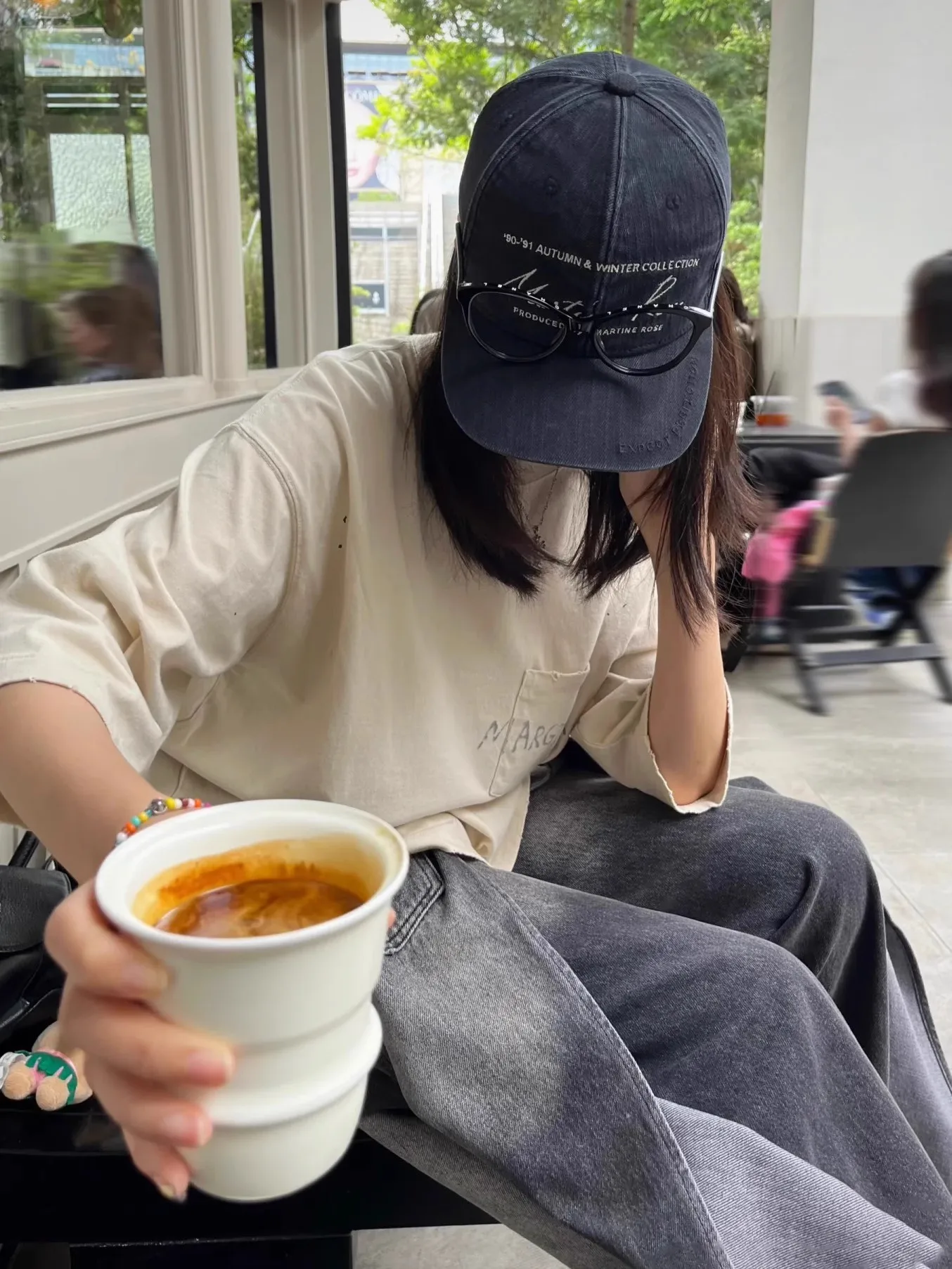 2024 Martine Rose washed baseball cap vintage embroidered