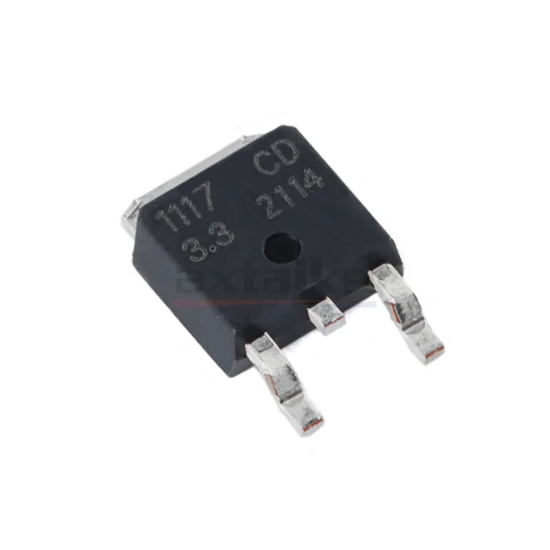 AMS1117 1117CD 1117 1.2V 1.8V 2.5V 3.3V 3V3 5V 5.0 ADJ TO-252 DPAK SMD AMS1117CD-3.3 5.0 1A LOW Dropout Voltage Regulator 10PCS voltage regulator ic