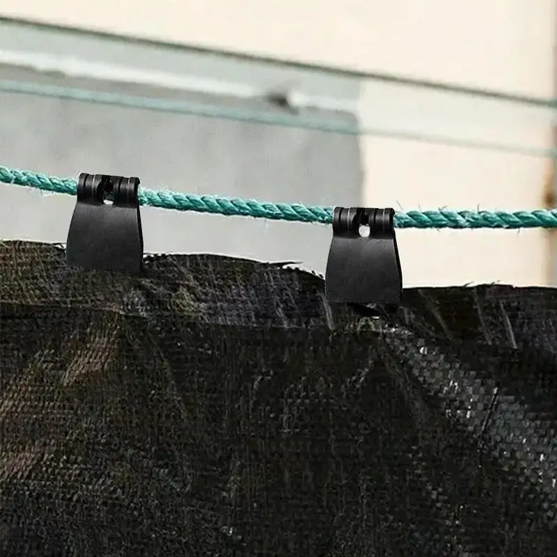 100pcs Shade Cloth Clips Shade Fabric Clamps Grommets Net Mesh Cover Sunblock Fabric Garden Backyard Greenhouse