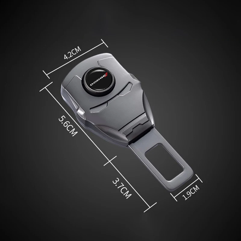 Car Safety Belt Lock Socket Seat Belt Clip Extender Plug Clasp Insert for Dodge SXT Challenger RAM 1500 Charger Avengr Durango