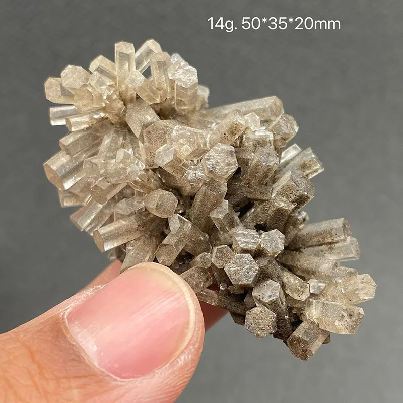 100% natural columnar transparent calcite raw stone mineral specimen healing crystal collection