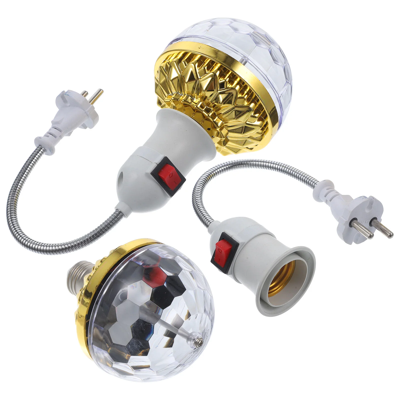 

2 набора, лазерные цветные шариковые лампы, Высокопрочные пластиковые Диско для клуба