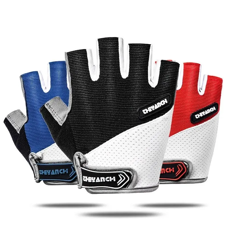 Description Picture 3 of itemCycling Gloves Bicycle Gloves for Men Women Mountain Bike Gloves Anti-Slip Shock Absorbing Half Finger Sport Gloves Accessories