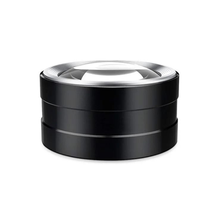 

Led Magnifying Glass Desktop Paperweight Mirror Reading Porcelain Wood Grain Jewelry Identification Cylindrical Magnifier