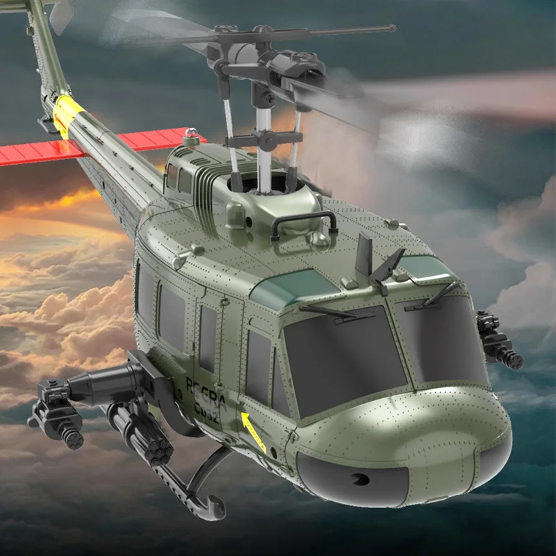 6-kanals RC-helikopter uden borsteløs 2,4 GHz stabiliseret