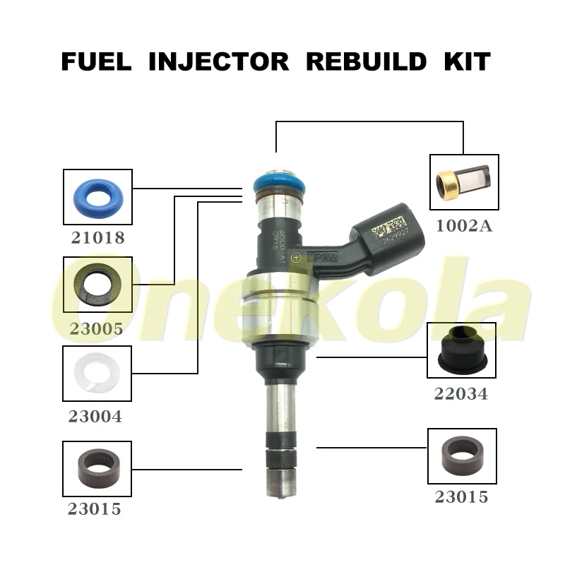 Fuel Injector Seal O-Ring Kit Seals Filters For Chevrolet Equinox GMC Terrain CTS SRX 3.0L GDI 12629927