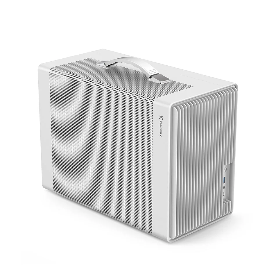 Pc Case Pc Chassis Computer Chassis Frame Mini Itx Desktop Case Power Train P40 Mesh Desktop Case Supports MATX/ITX Mainboard 350mm Graphics Card Mini Compact Computer Chassis Handheld