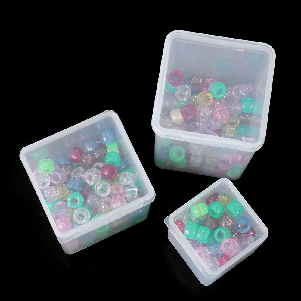 Transparent Plastic Storage Box for Jewelry Nail Art Beads