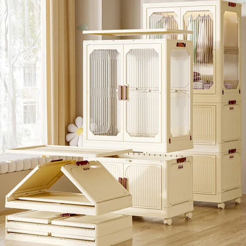 Sliding Door Kids Wardrobe Children's Clothes Cabinet Baby Closet Storage Toy Child Dress Room Wardrobes Cabinets Furniture