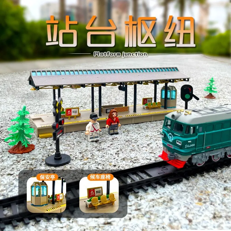 Train Set Toys 1pcs  Headstock And 2 Pcs Carriage LED Lights 180cm Track Simulated Train Toy Model Gifts For 3 4 5 6 7 8+ Year 4
