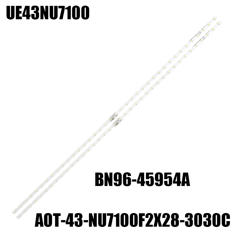 1/5/10 комплект светодиодной ленты для UA43N5500AK UA43NU7090W 43NU7100 UA43NU7100 UA43RU7100J UE43N5500AU UE43NU7125K CY-NN043HGAVDH