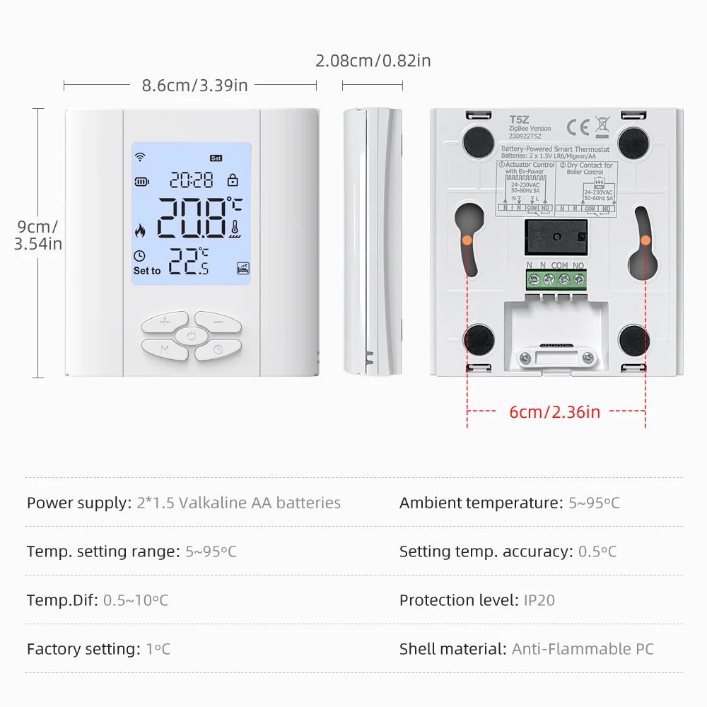 Рисунок 6 - Умный термостат MIUCDA Tuya ZigBee