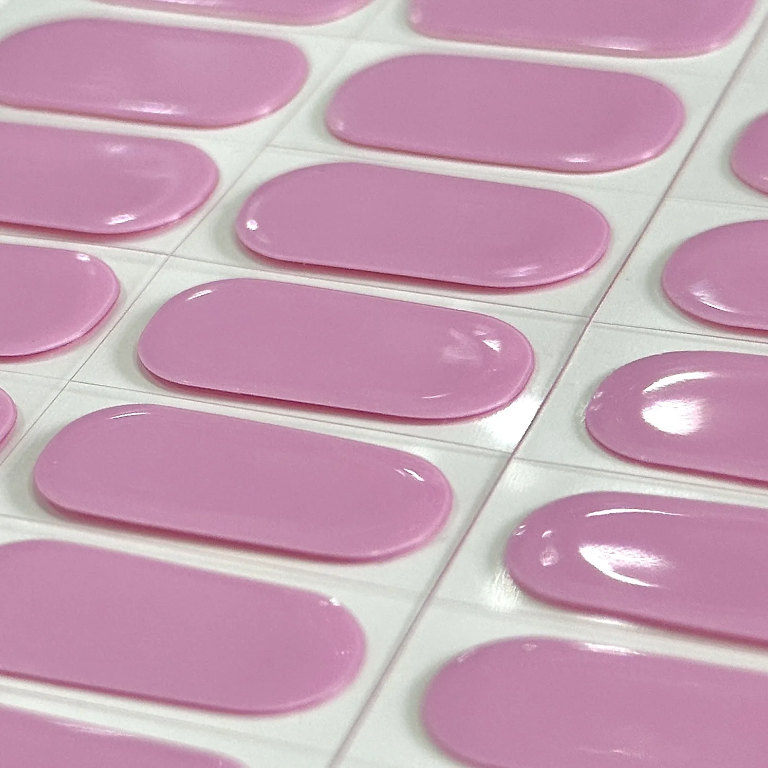 22Tips Nude Semi-Cured Gel Nail Patch Slider Adhesive Waterproof Long Lasting Aurora Full Cover Gel Nail Stickers UV Lamp Needed 3