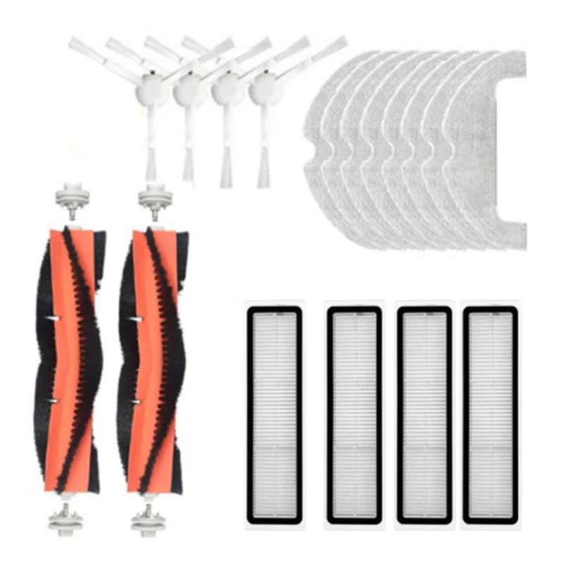 

Фильтр НЕРА Для Xiaomi Dreame Bot L10 Plus Z10 Pro, основная боковая щетка, тряпка, запасные части для робота-пылесоса