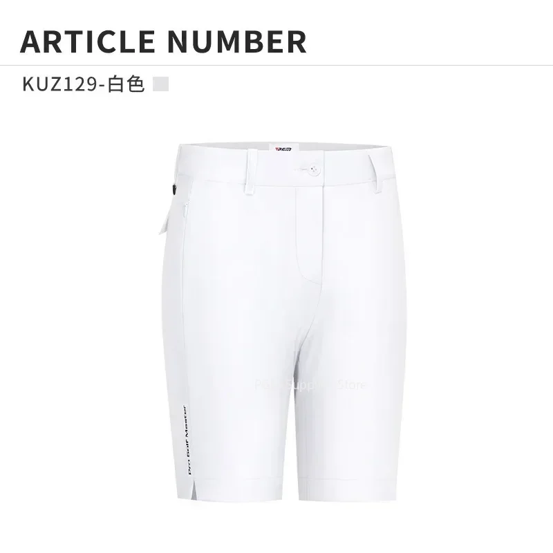 PGM Golf Shorts Women's Summer Sports Shorts Split Hem Split Pants Clothing Waterproof Elastic Women's Pants
