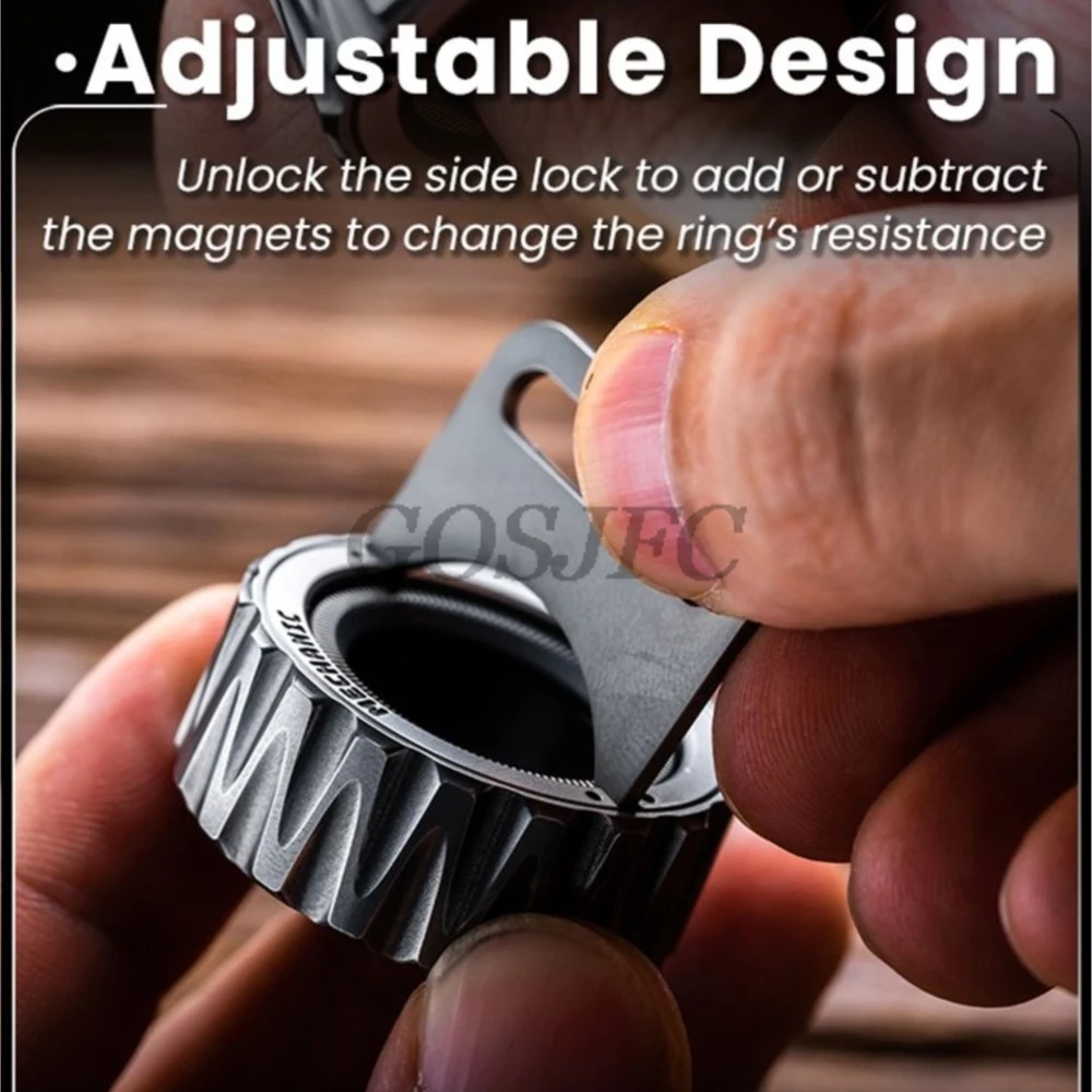 Lutie edcメカニックリングスピナー、スパイウォーズシリーズメタル