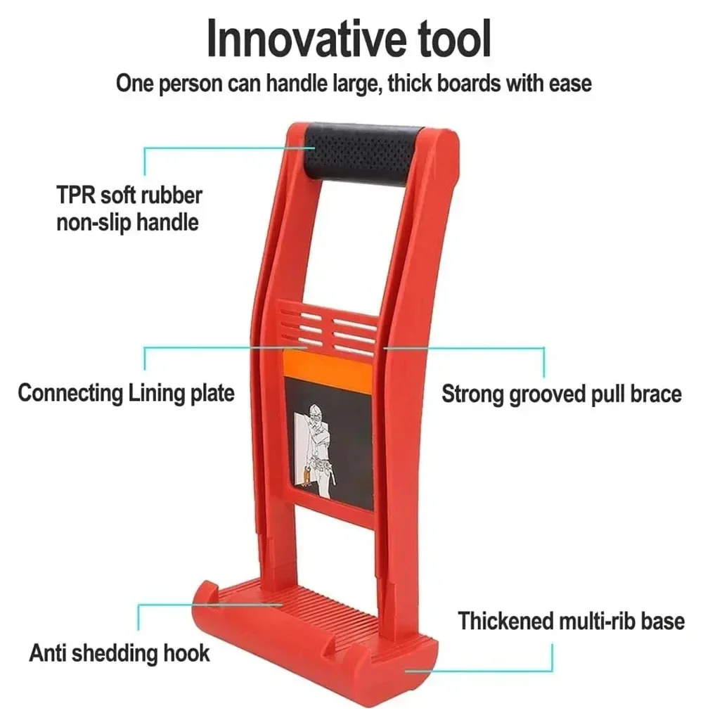 80KG Panel Carrier Plier Load Tool Marble Plasterboard Load Lifter Giant Panel Carrier Carry Tile Tools Wooden Board Extractor panel carrier