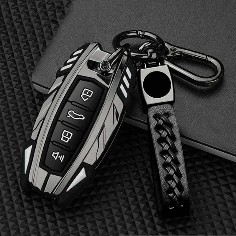 

Alloy Key Case for Haval F7x H6 2023 Accessories Car Key Cover Keychain for Haval Jolion Joico Jollein F7 H6 Jolyon F7H Dargo