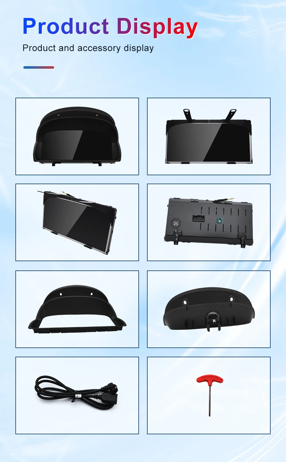 11inch New Product Facroy Price Digital LCD Car Dashboard For BMW X1 E84 2013 20