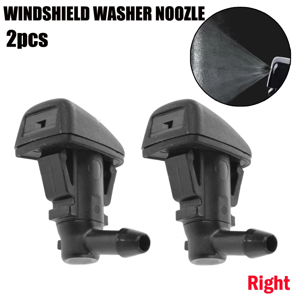 2pcs Right+left Windshield Washer Fluid Spray Jet Nozzle For Chevrolet