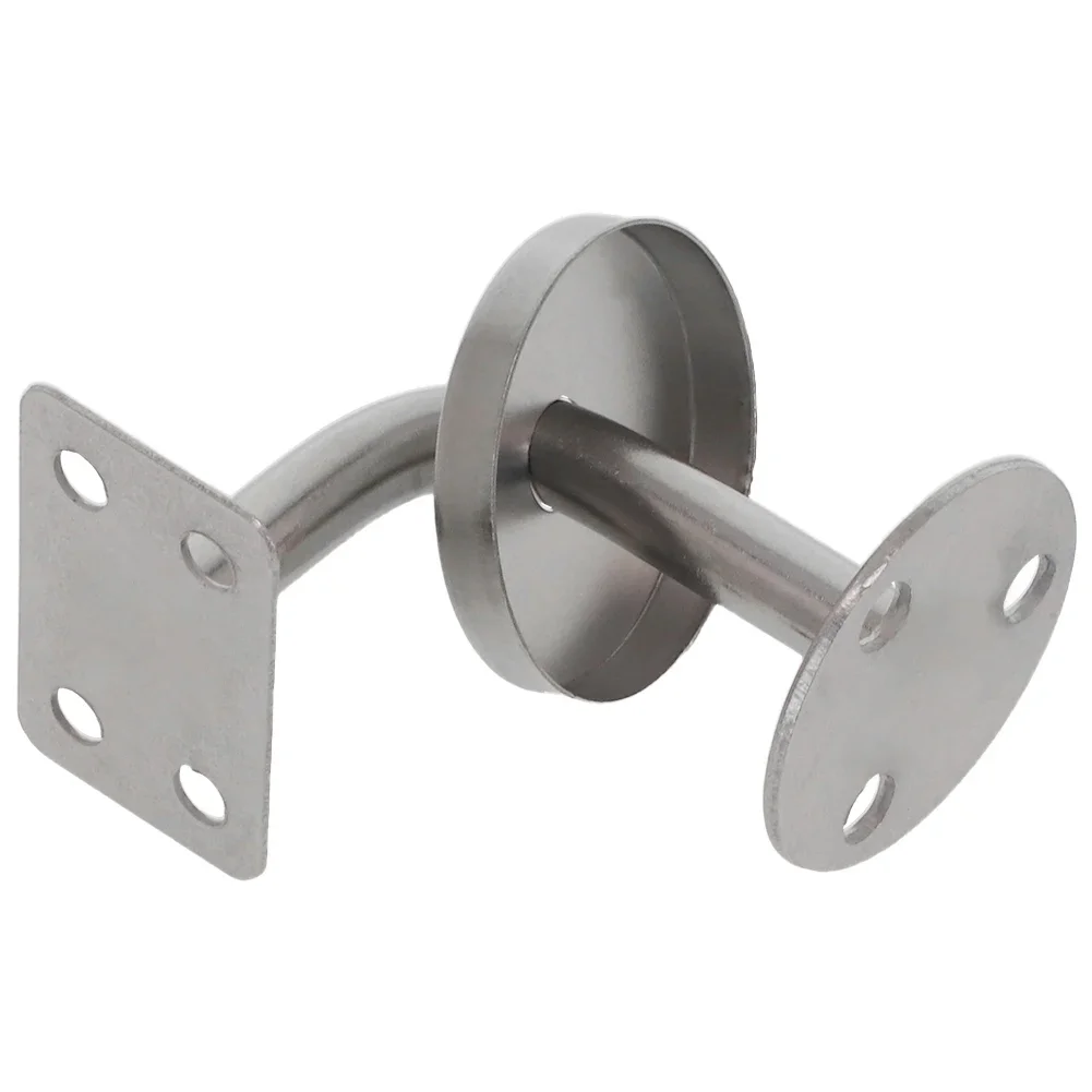 High Quality Stair Balustrade Bracket Accessories Handrail Stair Handrail 50x60mm Durable Silver Stainless Steel
