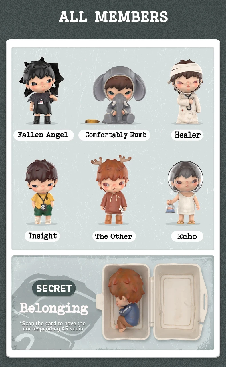 Hirono City of Mercy Series Blind Box | Cute Anime Figure Mystery Box – Not Official