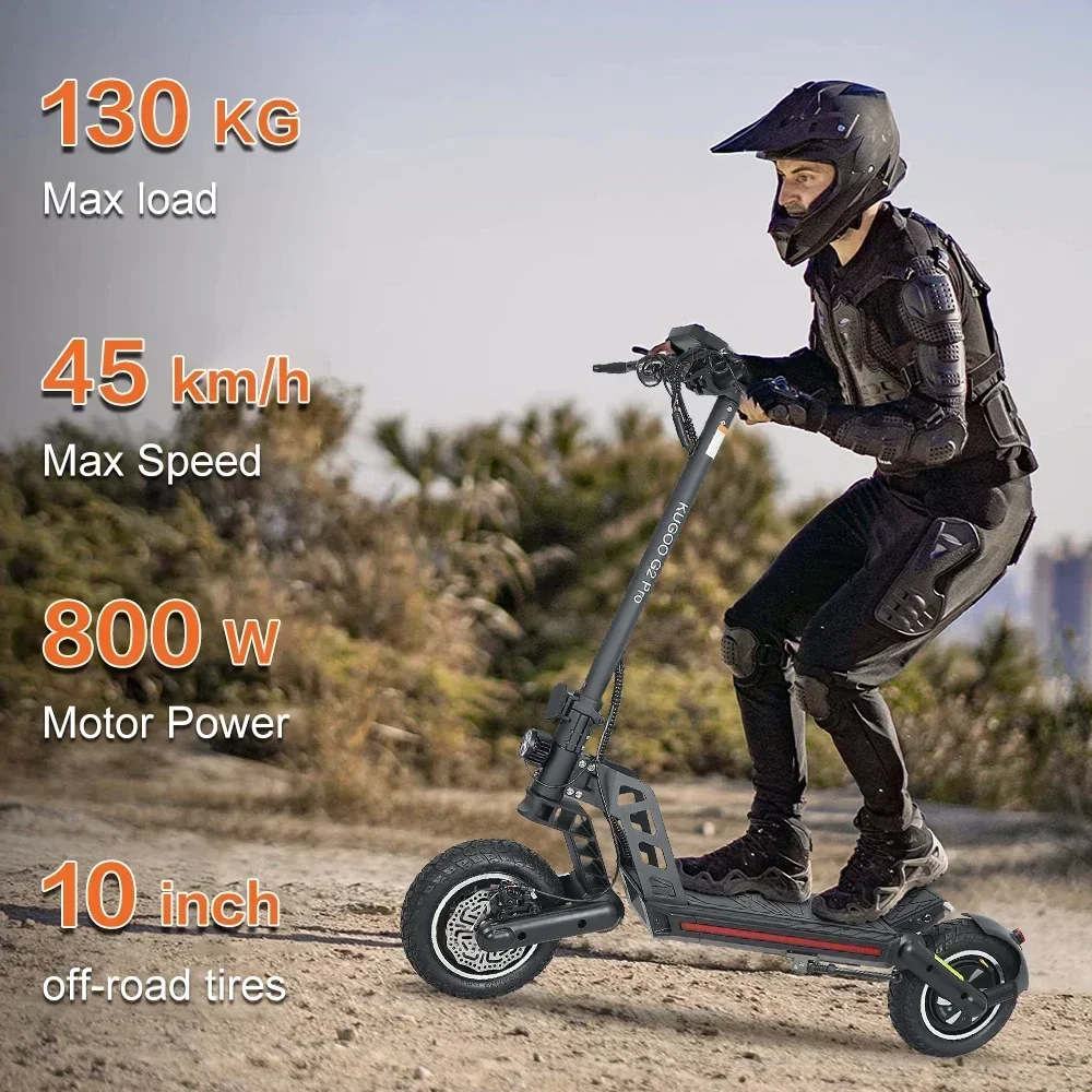 Electric scooter LED KUGOO G2 PRO 800W 48V15AH Escooter Max Speed 45km/h Max Mileage 45km Load 130KG Double-hung Folding