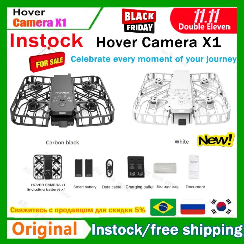 Hover Camera X1 HOVERAir X1 125g Ultra-Light Foldable Portable Unlock Advanced Shots Camera Drones self-Flying Camera Mini Drone, hover air x1 - Vimarsana News
