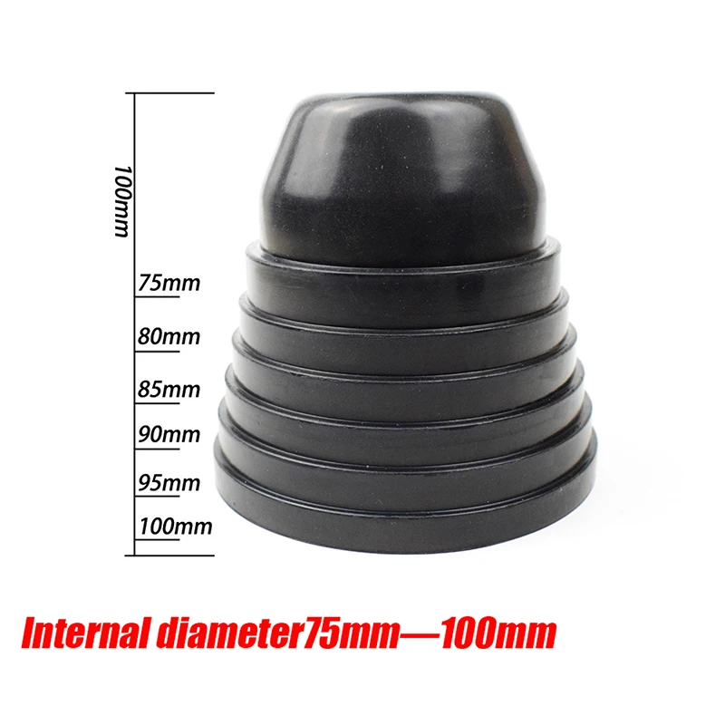 Car Headlight Dust Cover Car LED Headlight Dust Cover HID Rubber Seal Cap Inner 75-100mm