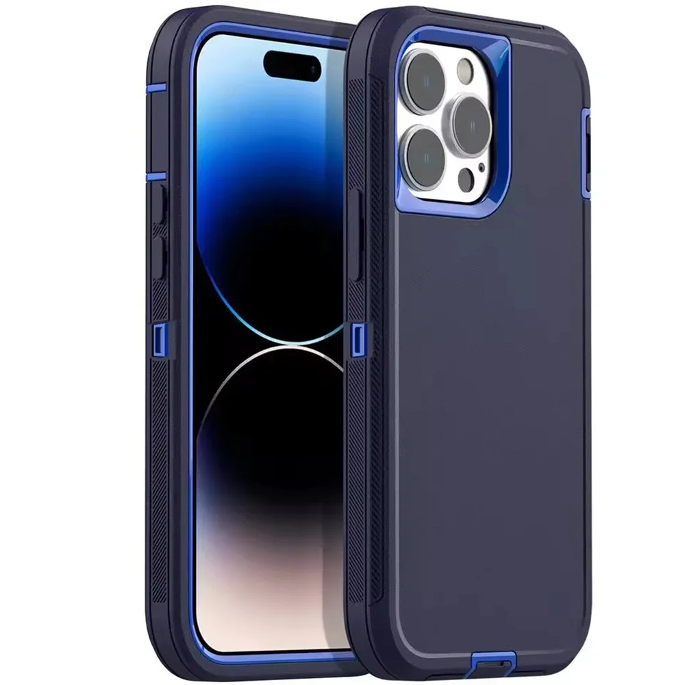 Triple Protection Heavy Duty Shockproof Phone Case - Original Hybrid Armor Cover