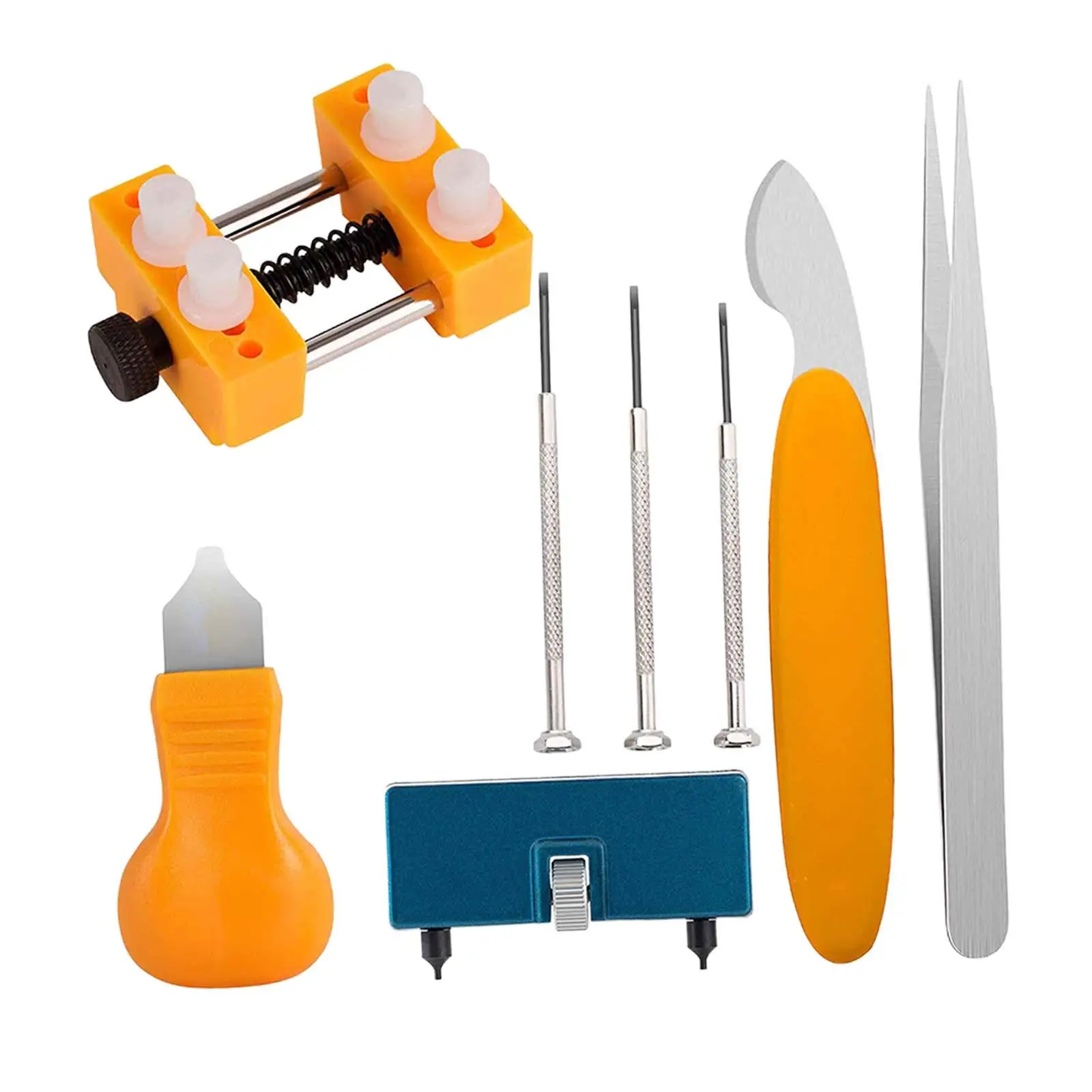 

6Pcs Watch Repair Tools Screwdriver Professional Adjustable Watch Battery Replacement Kits for Replacing shop Repairing