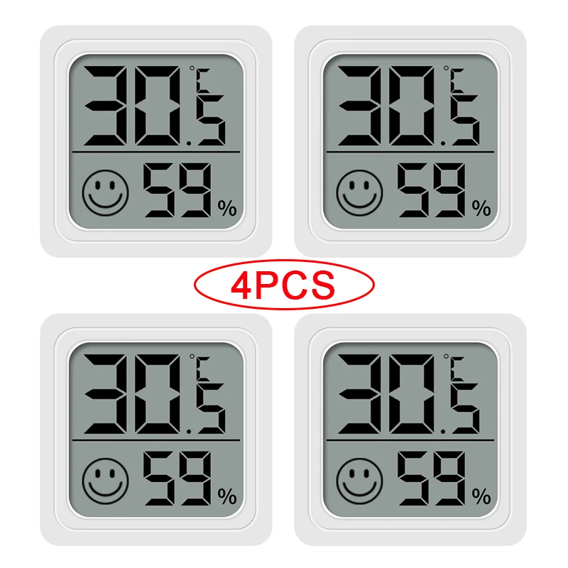 Mini Digital Thermometer Hygrometer Indoor Outdoor Monitor