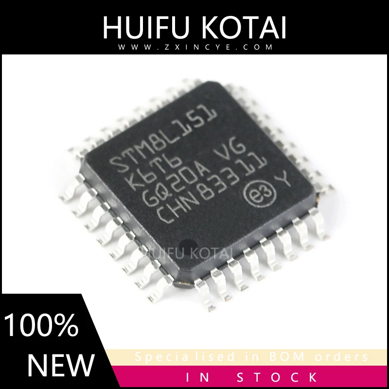 

1 шт. STM8L151K6T6 LQFP-32, Новые Товары в наличии