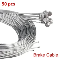 MTB & Road Bike Brake and Shifter Cable Set - Inner Core Wire, 2M Length, Multi - Pack Options (50pcs Brake Cable)